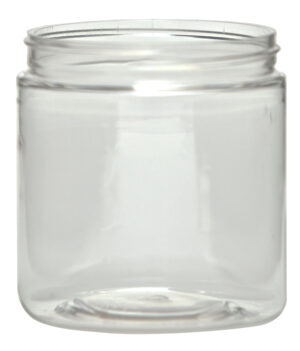 45619 8oz 70-400 PET Jar - Wide-Mouth Round