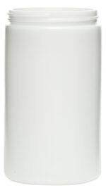 77938 32oz 89-400 HDPE Jar - Wide-Mouth Round